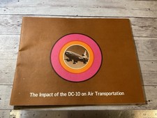ORIGINAL 1971 MCDONNELL DOUGLAS BOOK STUDY DC-10 IMPACT ON AIR TRANSPORTATION