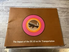 ORIGINAL 1971 MCDONNELL DOUGLAS BOOK STUDY DC-10 IMPACT ON AIR TRANSPORTATION
