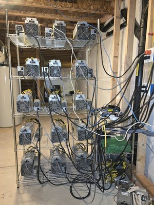 LOT of 15+ Bitmain Litecoin & Doge Miners w/ Power Supplies & 12 ga Cables