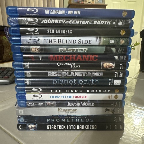 Lot of 15 Blu-Ray Movies~Comedy, Action, Drama~Prometheus,The Mechanic ...