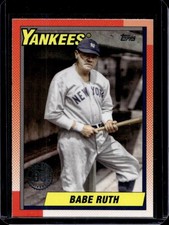 2025 Topps Babe Ruth 1990 Baseball 35th Anniversary #T90-47 Yankees