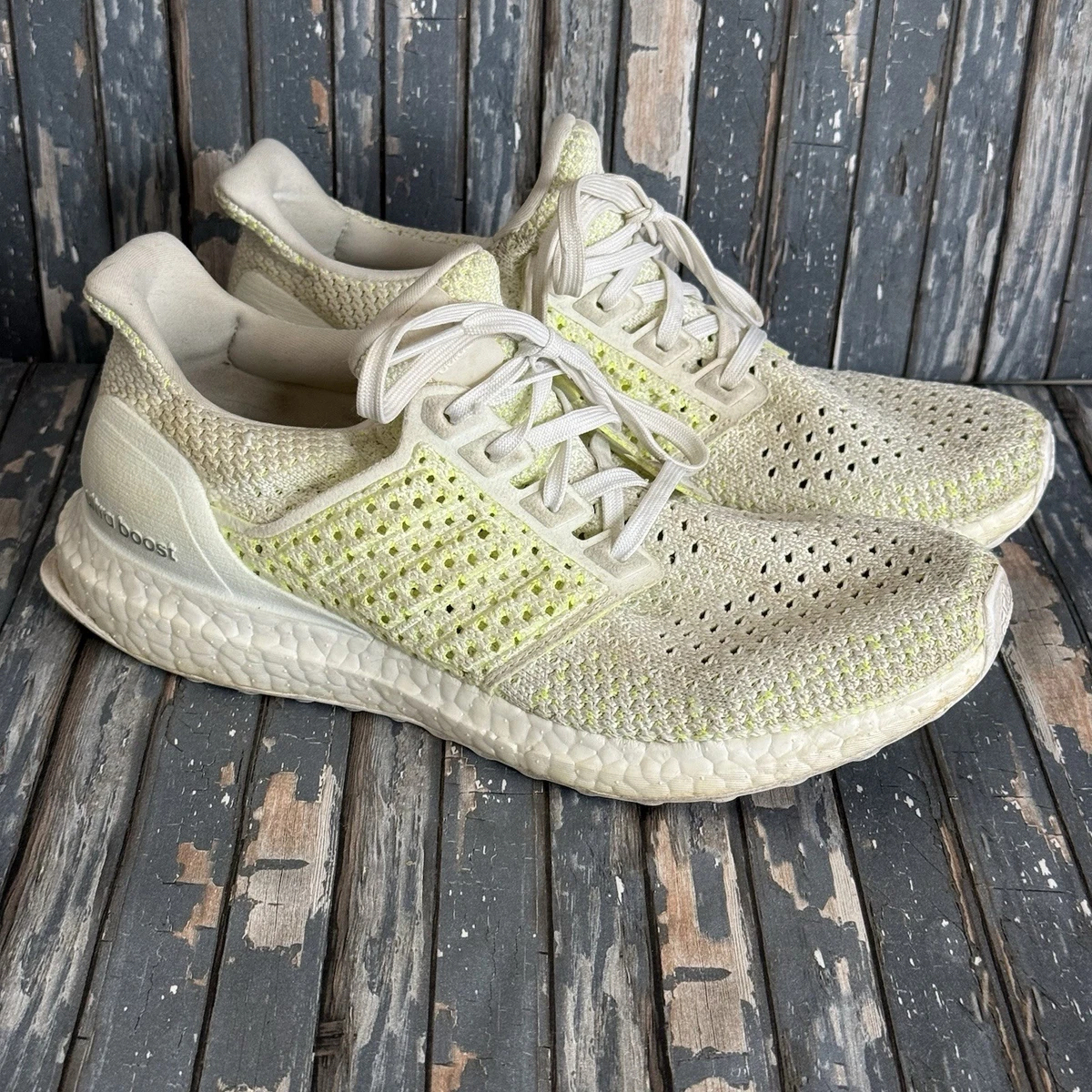 Size 10.5 Adidas UltraBoost Clima Running Shoes Mens AQ0481 Yellow Tennis adidas Performance Ultraboost Clima  main image 4
