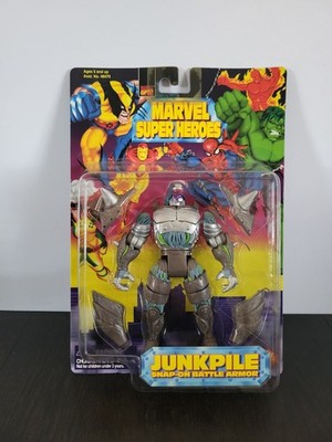Junkpile Snap On Battle Armor 1997 MARVEL SUPER HEROES ToyBiz MOC NEW