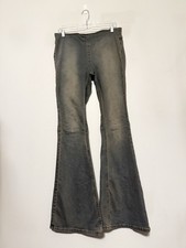 Free People We The Free Penny Pull On Flare Jeans 29 Meas 30x33.5 Boho Retro