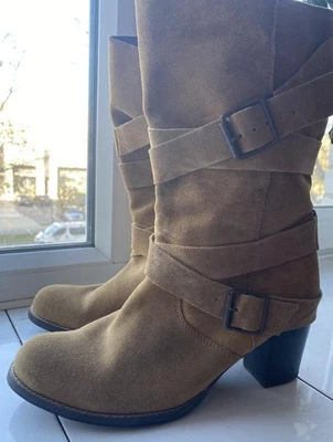 Women Faith Connexion Ankle Boots Orange Suede 38 - Bild 1 von 4