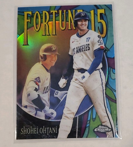2025 Topps Chrome Update Series - Fortune 15 Shohei Ohtani #F15-6