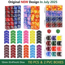 110 Dice Counter Token12MM For Magic The Gathering MTG CCG Card Gaming DND #18