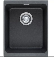 Franke KBG 110 34 Onyx KUBUS Undermount Fragranite Kitchen Sink 125.0153.567