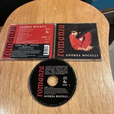 Andrea Bocelli   Romanza CD 1st US press placido domingo luciano pavarotti