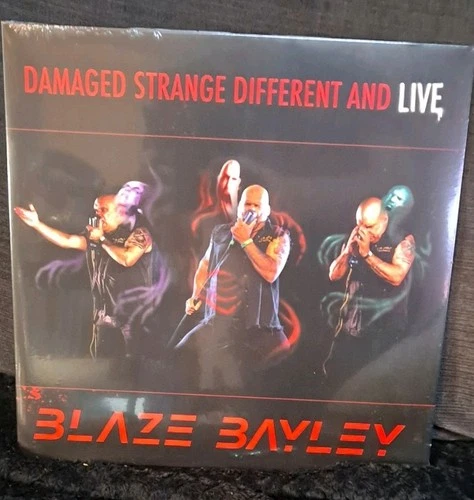 Blaze Bayley Ex Iron Maiden Vinyl Album Damaged, Strange, Different And Live New