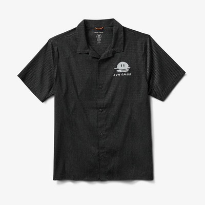 Roark Bless Up Men's Vented Button Up Trail Run Shirt Black Sz Medium NEW #5780