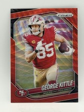 2025 Panini Prizm George Kittle Red Wave Prizm /149 San Francisco 49ers #94