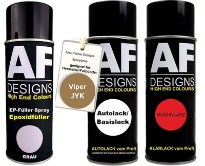 Epoxid Spraydose Set für Viper JYK Gold Rush Metallic Spraydose EP Grundierung K
