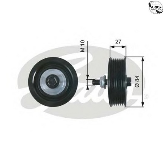 V-belt pulley Metal T36602 GATES for TOYOTA YARIS/VITZ - Image 5