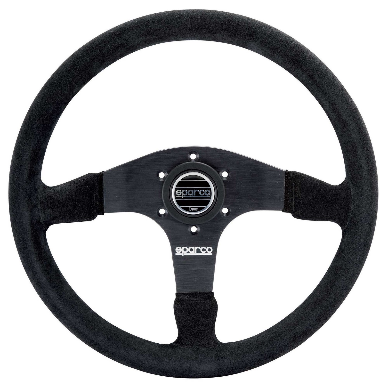 Sparco Pro Steering Wheel - Black Suede - 350mm Diameter