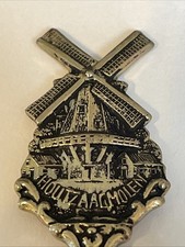 Hout Zaag Molen Vintage Souvenir Spoon Collectible
