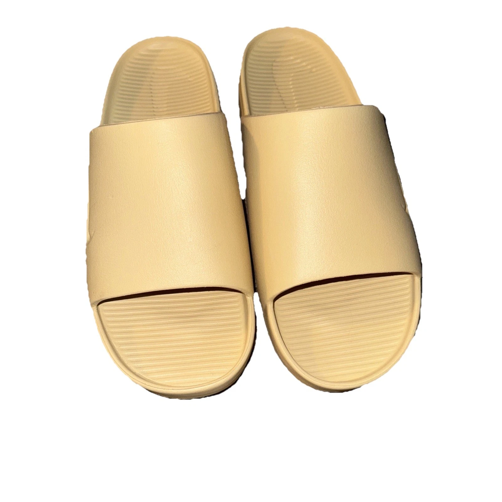 Nike Calm Slide Sandali "Sesame" FD4116 200 Uomo Taglia 13 Donna Taglia 14 NUOVI