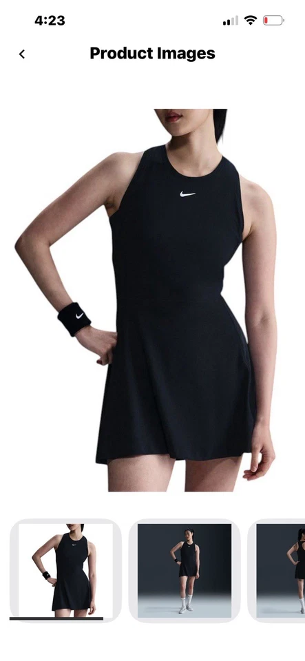 Nuevo con etiquetas Vestido Tenis Nike Drifit DryVictory Para Mujer Talla M Foto 3 de 4
