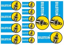 BILSTEIN Decal Set Quality Sticker Vinyl Graphic Logo Adhesive Kit 13 Pcs