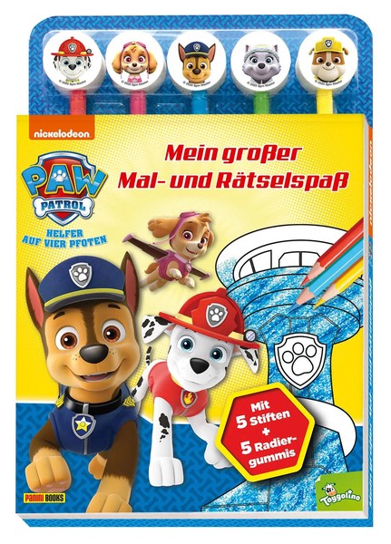 Panini | Paw Patrol: Mein GroßEr Mal- Und RäTselspaß | Taschenbuch | Deutsch-image