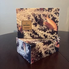 Genuine Rolex President Box Only 69178/B  Underwater Theme Elevated Emblem