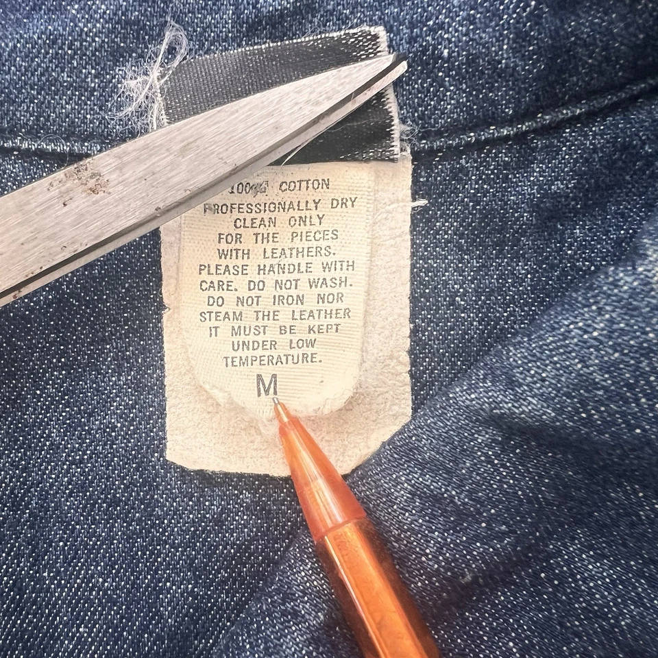 De Colección Años 80 Western Vaquera Rodeo Suroeste Denim Falda Camisa Broches Conchos Med 8 Foto 4 de 4