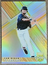 2019 Panini Elite Extra Edition C.J. Abrams #6 Opti-Chrome Gold Prizm /10 Rookie