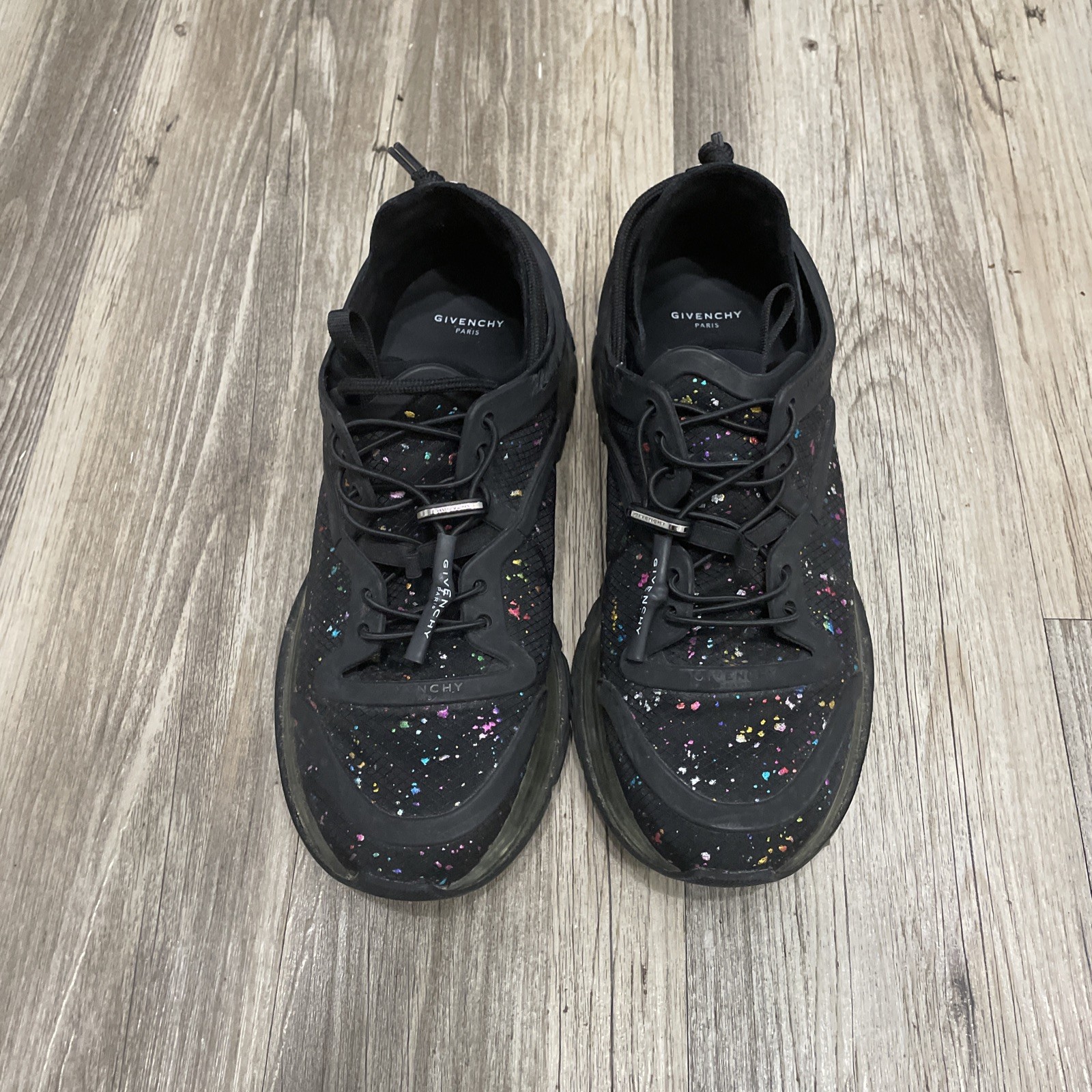 Givenchy Spectre Runner Paint Splatter Sneakers S… - image 1