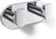 Polished Chrome Double Robe Hook - Stylish and Durable 73146-Cp