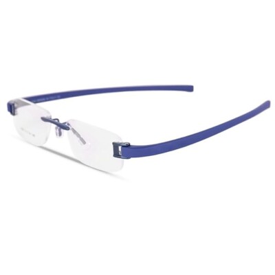 Lunettes De Vue Sans Monture Légères Bleu-Mélange-1