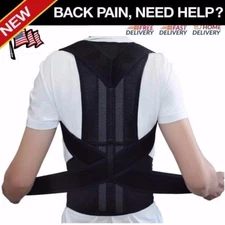 Magnet Therapy Body Posture Corrector Back Pain Belt Brace Shoulder Support Belt
