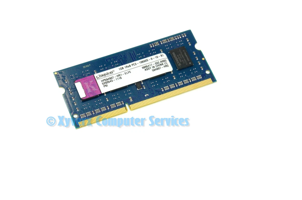 PC3-10600 (DDR3-1333) Bus Speed SO-DIMM Computer Memory (RAM) 1 GB