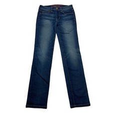 American Eagle Stretch Blue Denim Low Rise Skinny Jeans Women s Size 2 Regular