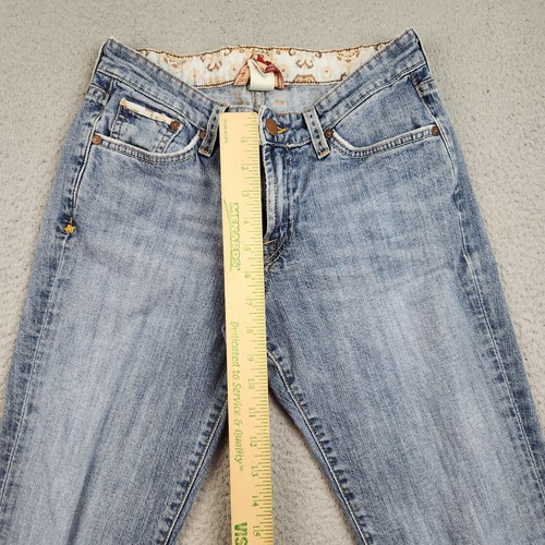 Lucky Brand Classic Rider Blue Jeans Size 4 Reg USA Made Bootcut Western Denim - Picture 5 of 14