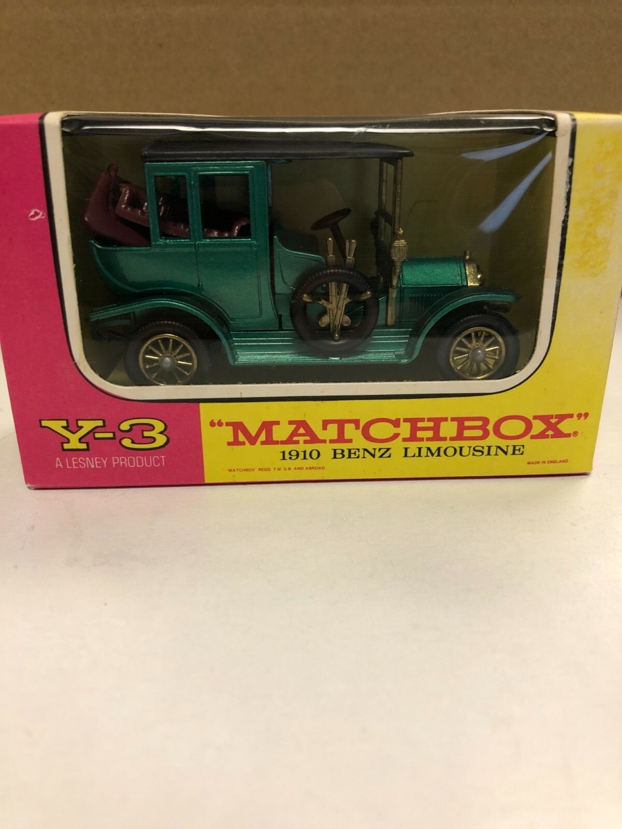 Lesney Matchbox Models Of Yesteryear 1910 Benz Limousine Y-3 Box 1