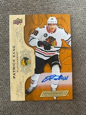 2018-19 Engrained 2019-20 Upper Deck Update Patrick Kane #4 Auto