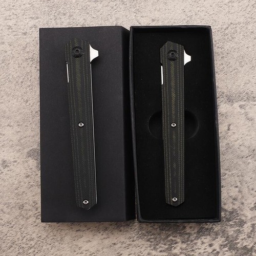 New Fast Opening Satin 7CR13 Steel G10 Handle Folding Pocket Knife EDC FC156 - Picture 7 of 7