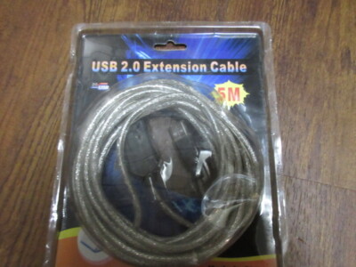 Active USB 2 Extension Cable 5 Meters 15 Feet