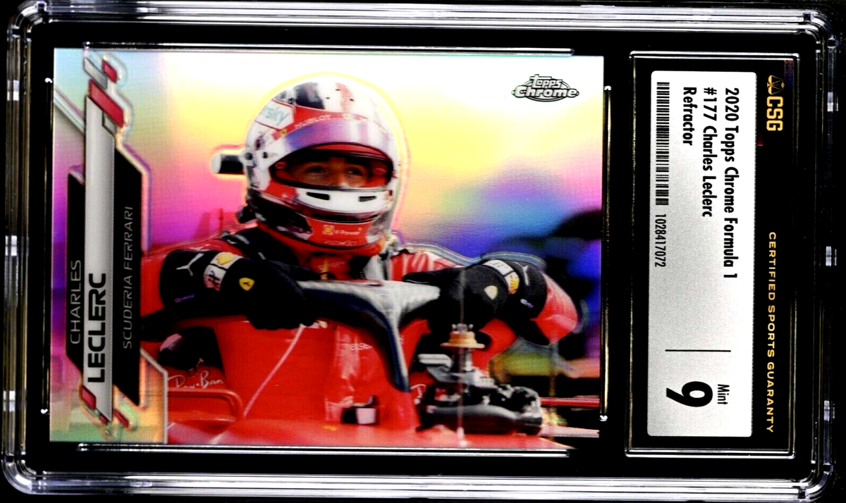 2020 Topps Chrome F1 #177 CHARLES LECLERC Rookie Refractor