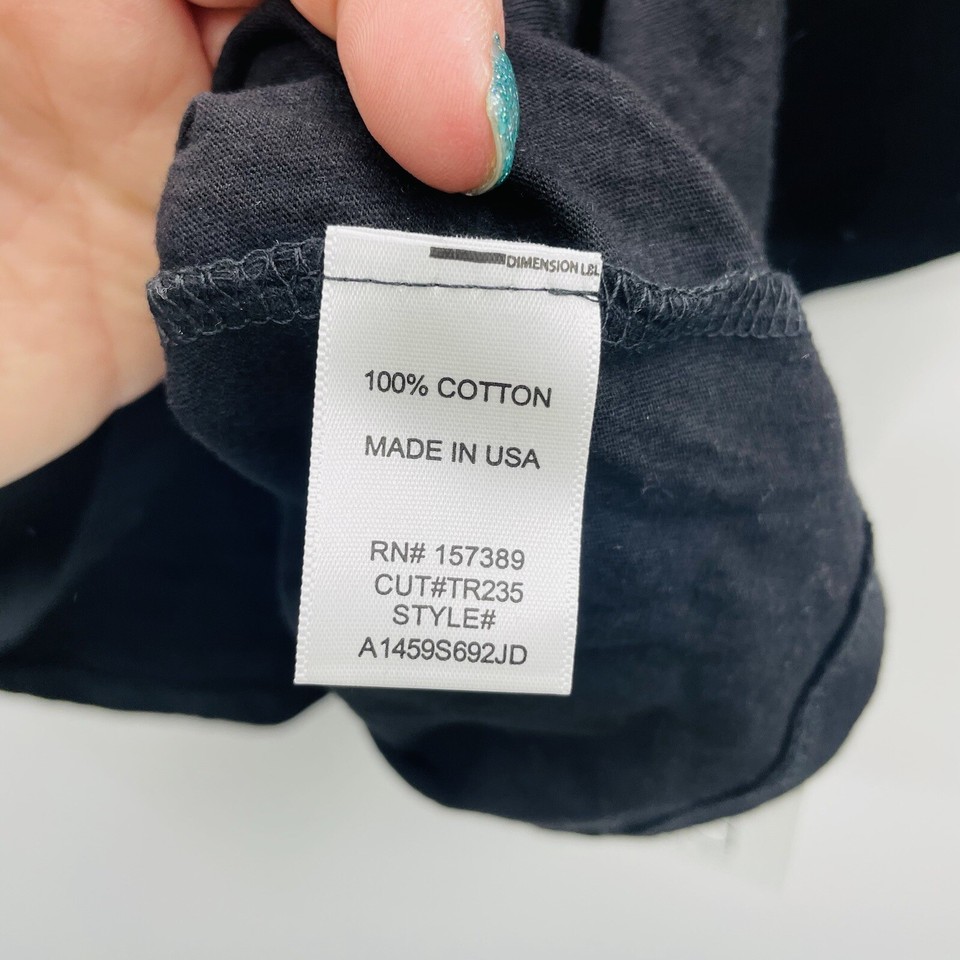 La La Land Creative Co Womens Medium Vote Tshirt Crop Top Happy Face