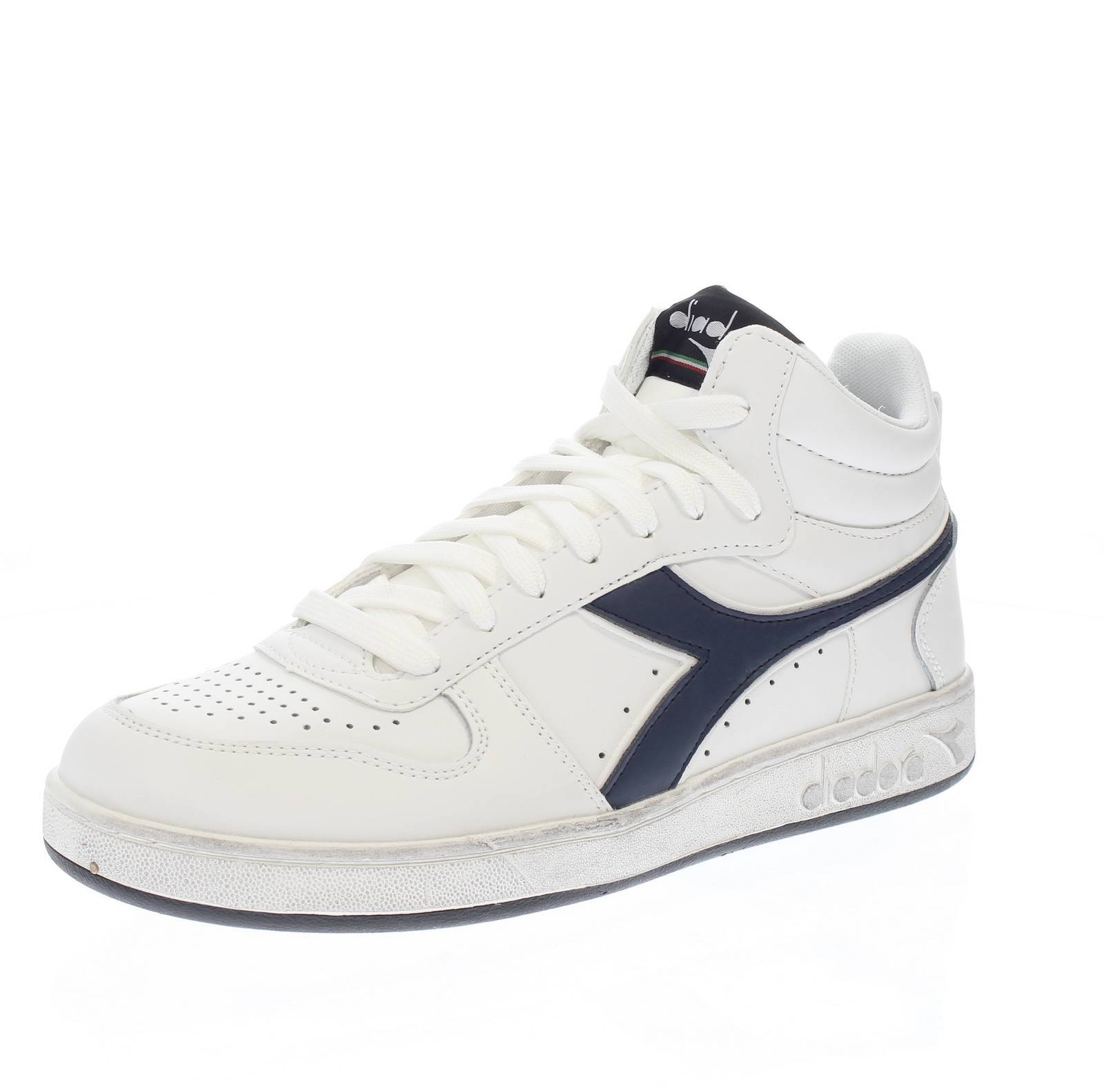 Спортивная одежда Diadora Magic Basket, кроссовки среднего размера Alte Bianco - Taglia, 43 [9, 27 долларов США.