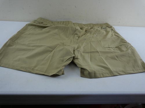 AVALANCHE Men's XXL Khaki Rip Stop Stretch Short Pants Zip Pocket Shorts NEW $68 - Picture 4 of 5