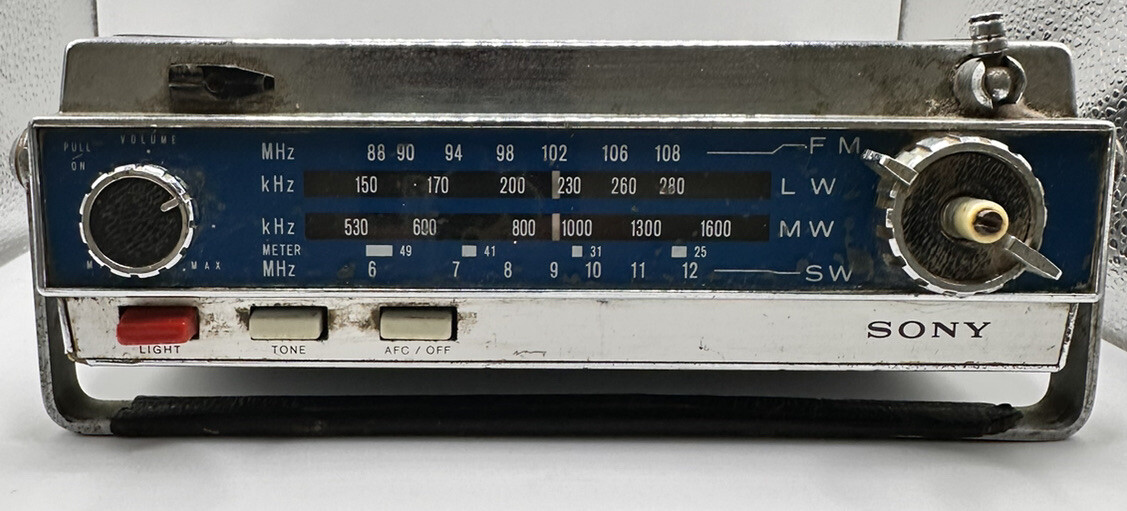 Sony 7F-74DL Receiver Transistor 4 Band Frequency TESTED WORKS | eBay