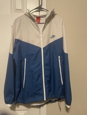 NIKE Men's Windrunner Full Zip Hooded Windbreaker Jacket Size Large