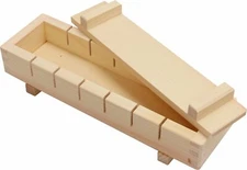 Oshizushi Wooden Box Mold 7pcs. Cut Pressed Sushi Maker MADE IN JAPAN