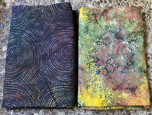 Hübscher Batik Quilten Stoff Menge 2 je 2 Yards x 110" breit - Bild 3 von 10