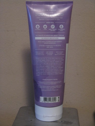 Bath & Body Works CALM HAVEN LAVENDER & IRIS Body Cream w/Shea Butter 8oz NEW - Picture 2 of 2
