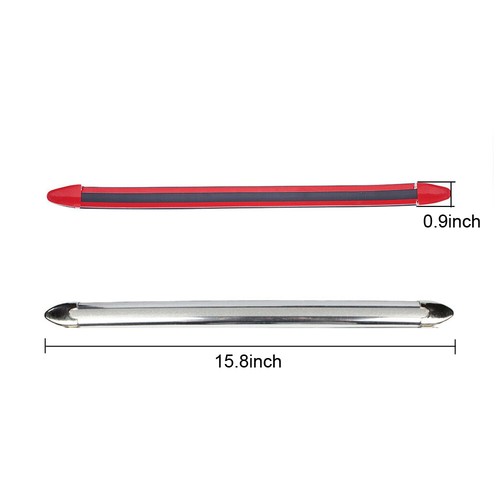 4PCS Chrome Car Bumper Corner Protector Cover Anti-Scratch Stickers Accessories - Picture 7 of 12