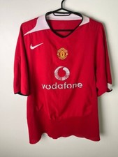 Manchester United Home Jersey Vodafone Nike Season 2004/2005 Size L