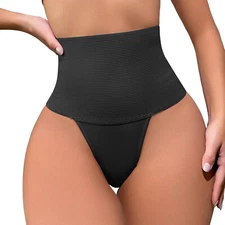 Women's High-Waisted Panties Bottoms Tummy Compression Hide Small Belly Fat 